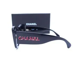 CHANEL | Accessories | Chanel Acetate Blue Cc Logo Square  display picture 1